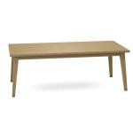 Mid Century Moden Solid Table w/ Flared Legs - Image 4