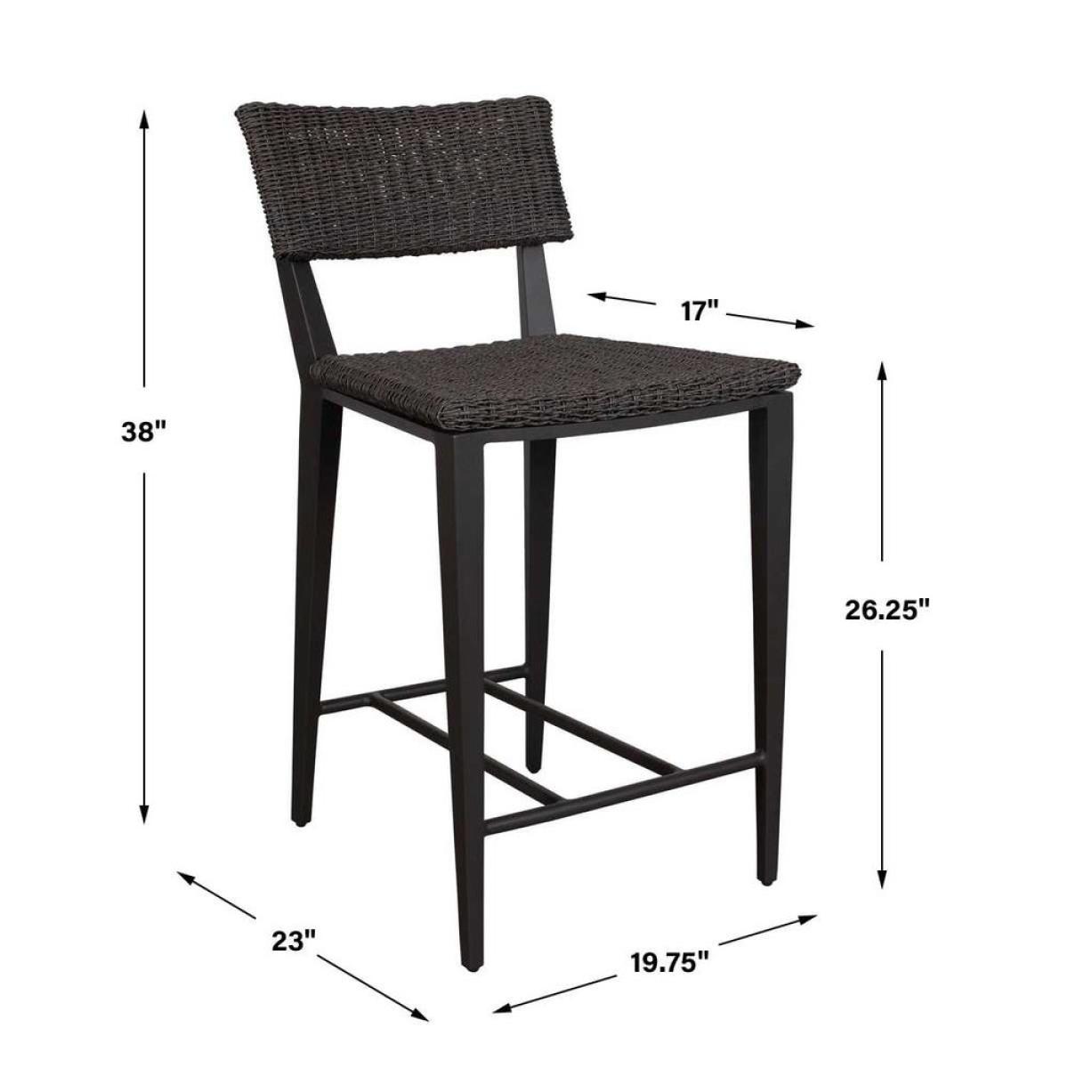 Calbas Outdoor Counter Stool, Java - Image 10