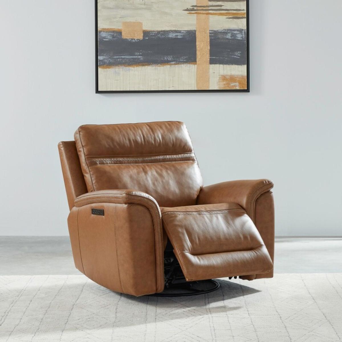 Cooper SG Recliner P3 - Camel - Image 3