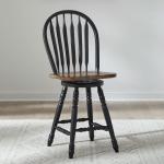 Carolina Crossing Windsor Swivel Counter Chair - Black - Image 10