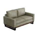 Metal & Wood Base, Loveseat - Blackburn