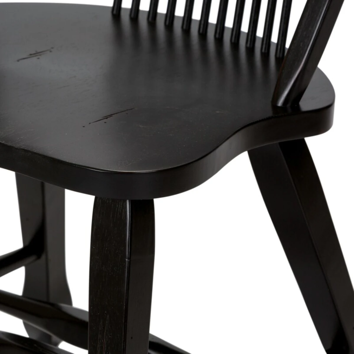 Treasures Sheaf Back Side Chair - Black - Image 9