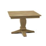 Build Your Own Pedestal Table w/42" Square Top w. Reverse Bevel Edge - Image 4