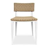 Calbas Outdoor Dining Chair, White