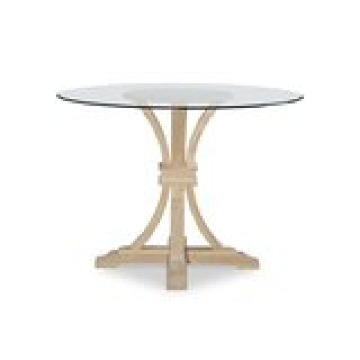 36" Flair Pedestal Base with 48" Glass Top - T-12B-36-GLASS - Image 4