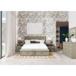 Cascade California King Illuminated Panel Uph Storage Bed - Image 6
