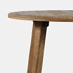 Reclamation Salvaged Wood Round Dining Table - Image 8