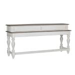 Magnolia Manor 4 Piece Console Set (1-Console 3-Stools) - Image 3