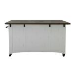 3 Drawer 2 Sliding Doors 4 Mesh Doors Wood Island - Pueblo - Image 4