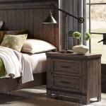 King Bookcase Bed, Dresser & Mirror, Night Stand - Image 5