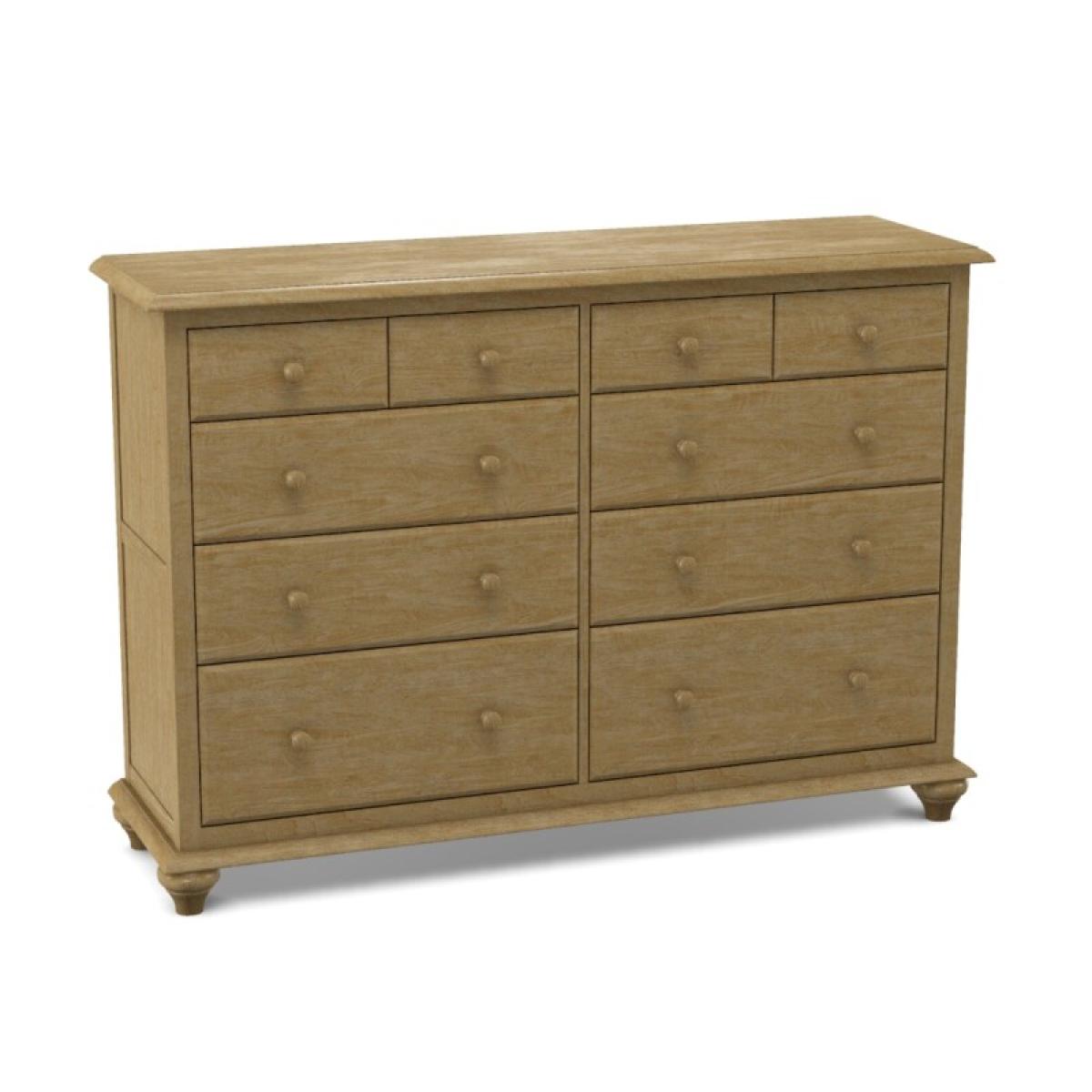 Cottage 10-Drawer Dresser - Image 3