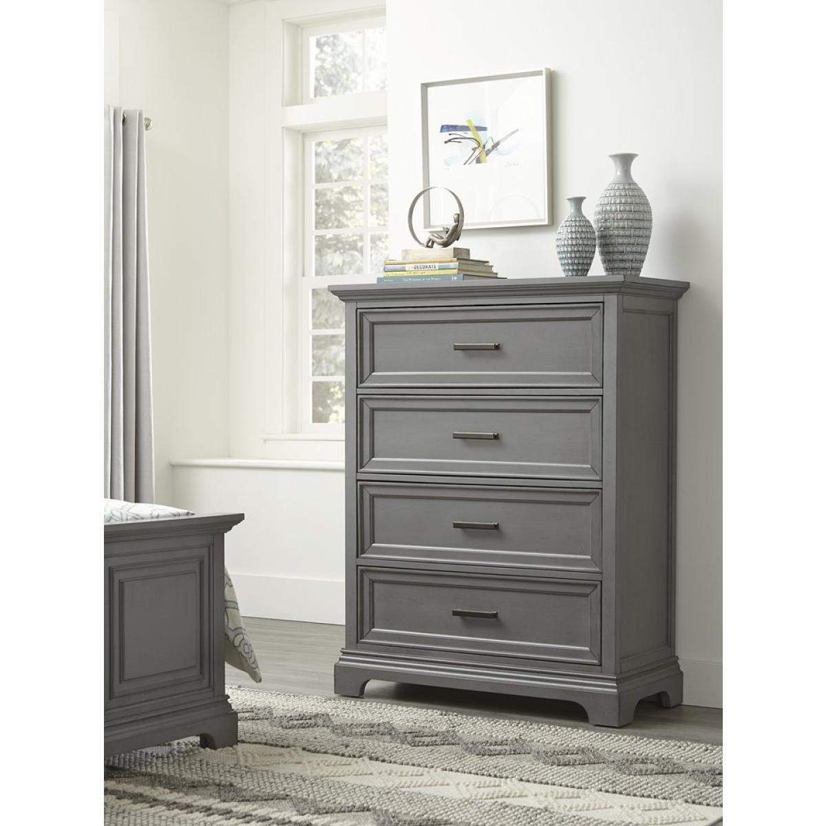 Summit 4 Drawer Chest in Heather Gray - Image 2
