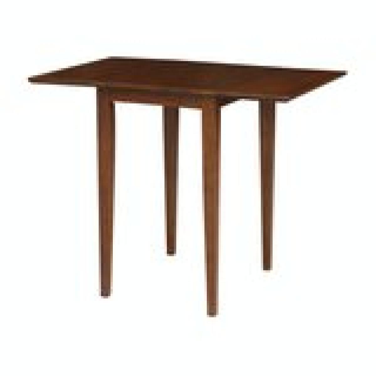 Dining Essentials - Small Drop Leaf Table with Legs in Espresso - Image 6