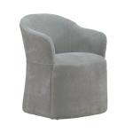 Accent Dining Chair w/ Casters - Sapphire - Image 4