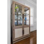 Rio Vista Bunching Curio w/ Reversible Panels and Cabinets - Muted Earth Tones Clay Finish - Image 9
