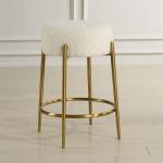 Arles Counter Stool, Brass - Image 4
