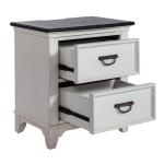 Allyson Park 2 Drawer Night Stand w/ Charging Station - Image 8