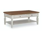 Home Accents - Vista Coffee Table in Hickory & Shell