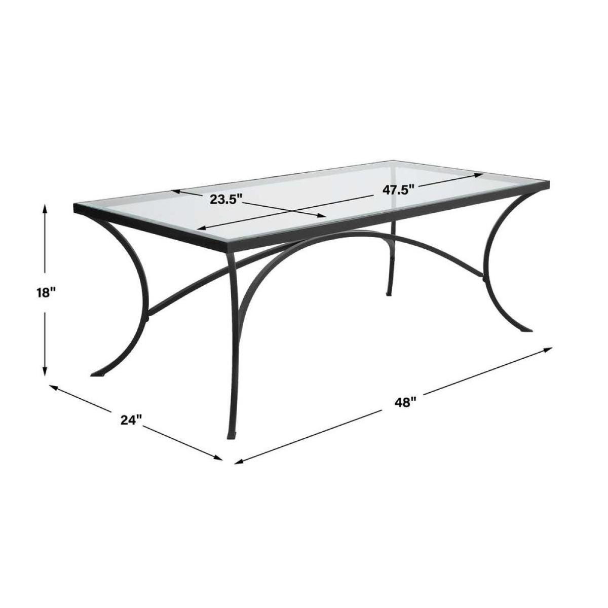 Alayna Coffee Table, Black - Image 11