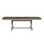 Farmhouse Reimagined 5 Piece Trestle Table Set - Image 4