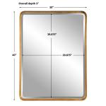 Crofton Large Mirror, Gold - Image 9