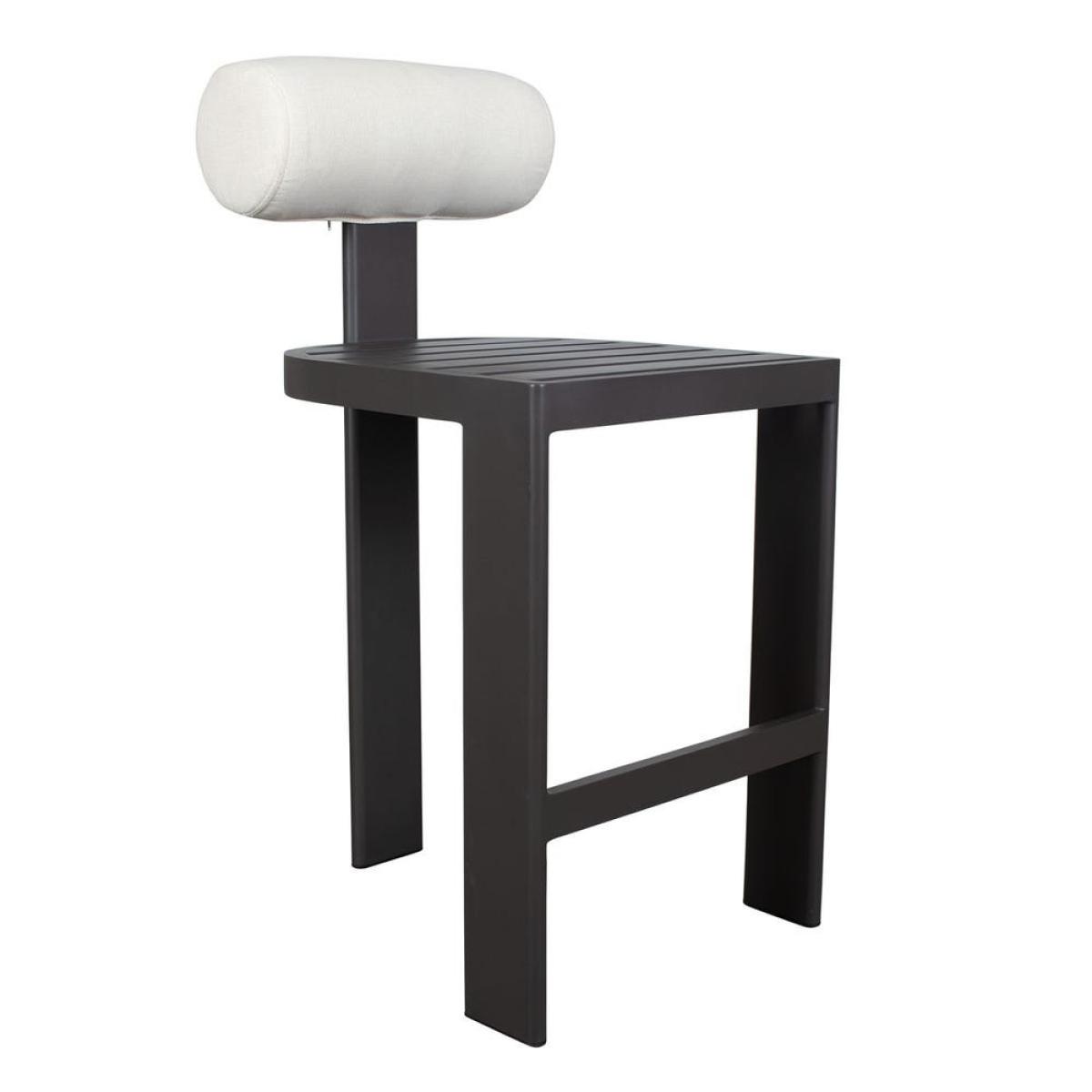 Bolster Back Outdoor Bar Stool - Image 8