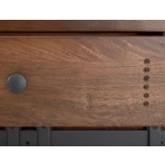 Parota 3 Drawer 4 Doors 2 Sliding Doors Wood Island - Image 9