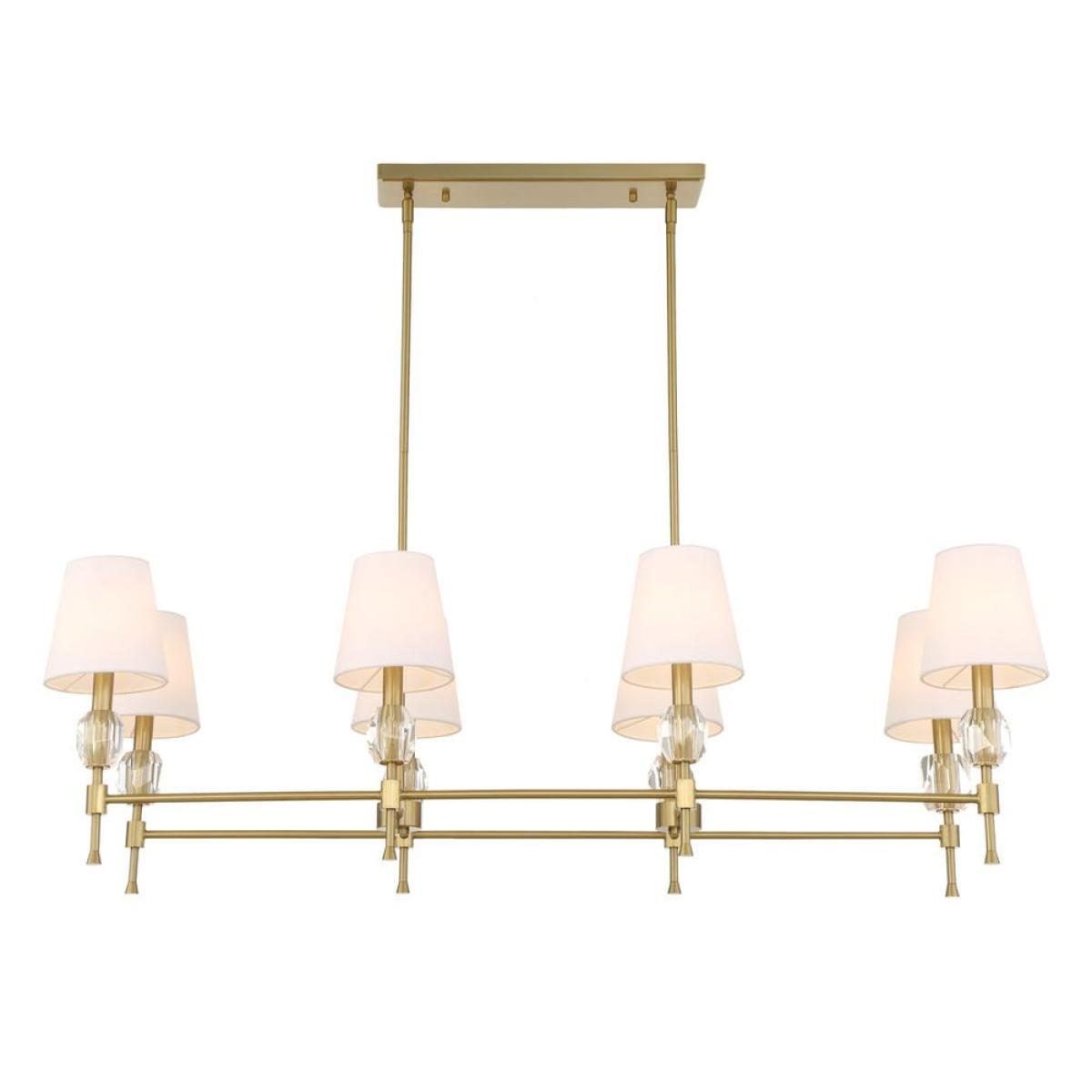 Arques 8 Lt Linear Chandelier - Image 3