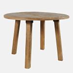 Reclamation Salvaged Wood Round Dining Table - Image 6