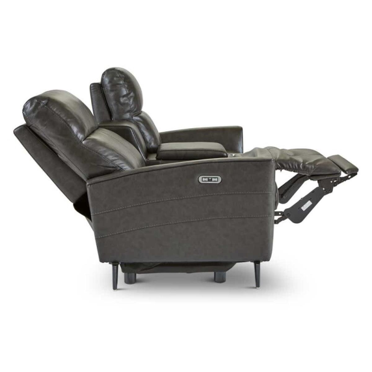 Higbee Power Loveseat W/ Power Headrest - Image 8
