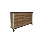 6 Drawer Dresser - Antique