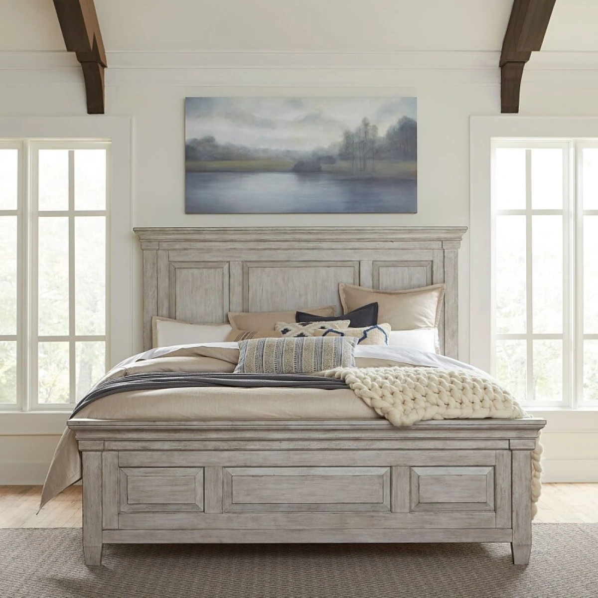 Heartland Queen Panel Bed, Dresser & Mirror - Image 2