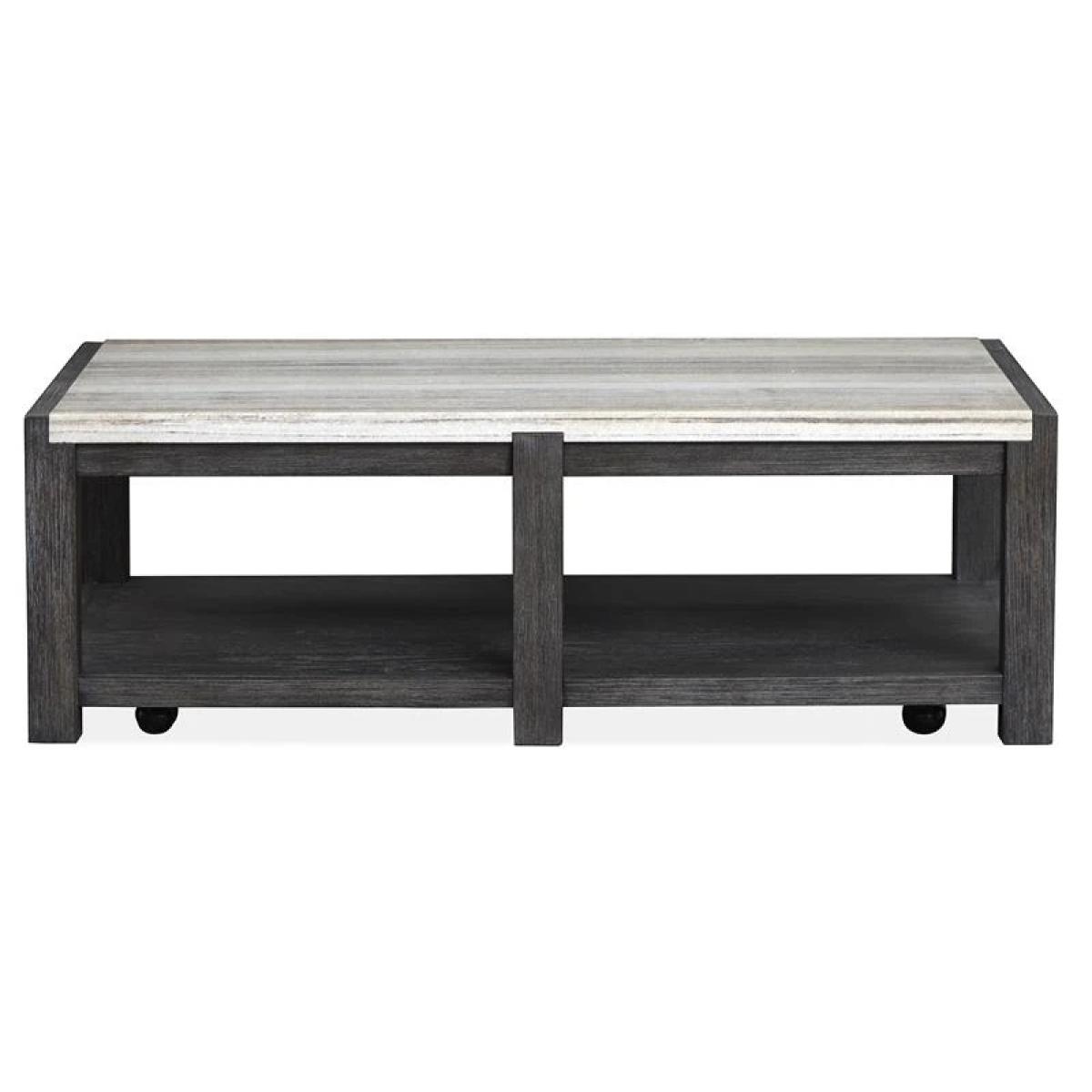 Plum T5990-43 Rectangular Cocktail Table w/Casters - Image 3