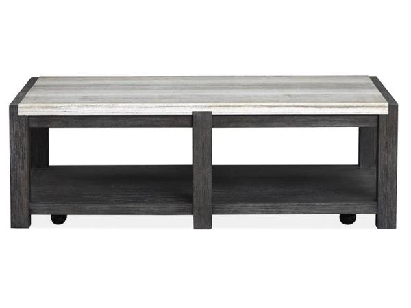 Plum T5990-43 Rectangular Cocktail Table w/Casters - Image 3