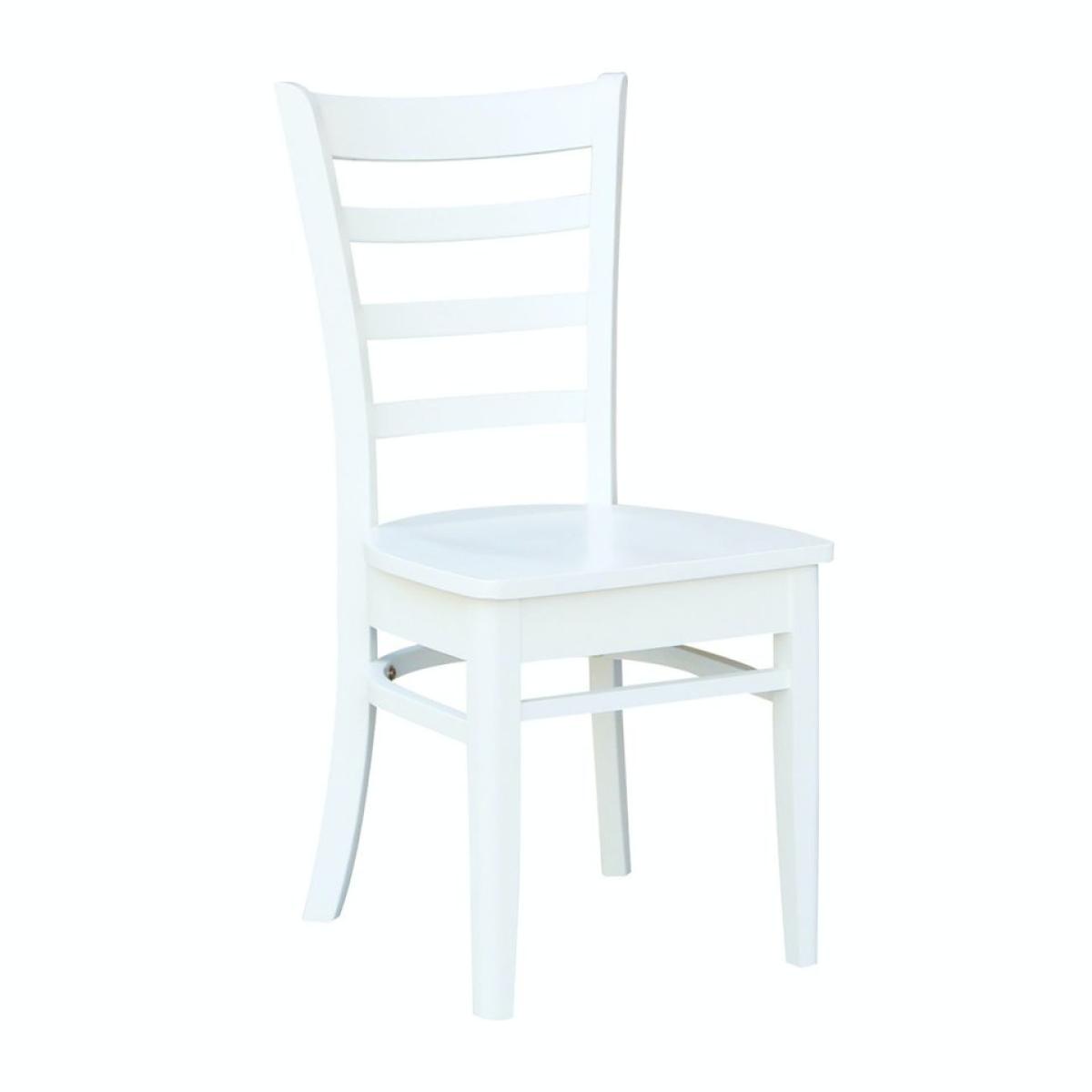 1efc17f84bb9ea443ddc3deff0325991 Hampton Collection - Emily Chair in Pure White - Image 1