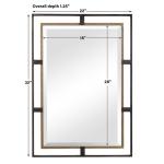 Carrizo Rectangle Mirror - Image 8
