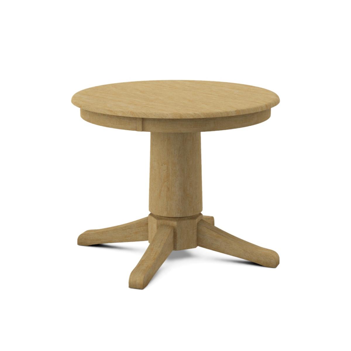 Build Your Own Pedestal Table w/ 30"H Transitional Pedestal for Solid Tops - Image 13