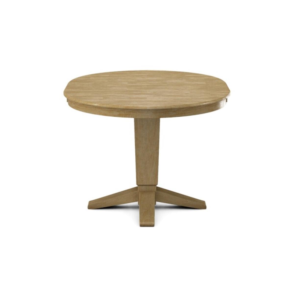 Build Your Own Pedestal Table w/ 42" x 54" Round Extension Tabletop - Image 32