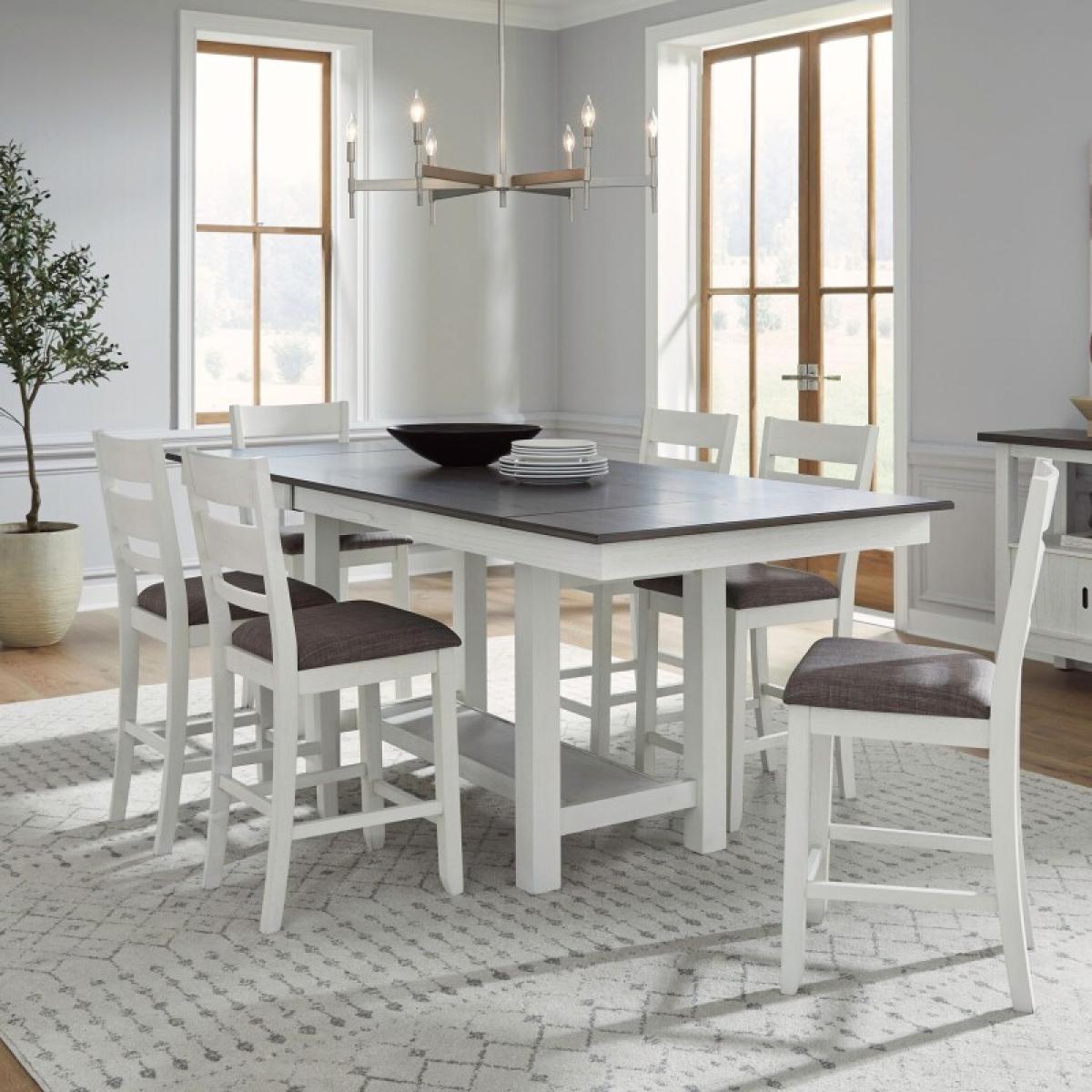 Opt 7 Piece Gathering Trestle Table - Image 2