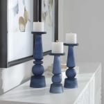 Cassiopeia Candleholders, Midnight Blue, S/3 - Image 4
