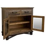 2 Drawer 2 Doors Server - Loft Brown - Image 3
