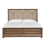 Callisto B6396-65 Complete King Panel Bed w/Upholstered HB