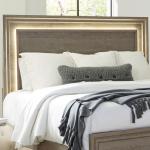 King Panel Headboard w/ Lights