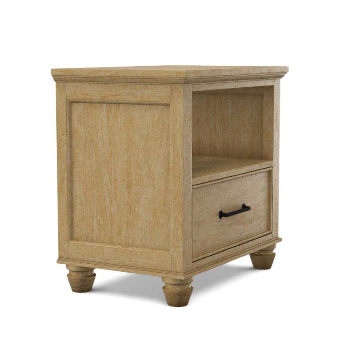 Vista Bedroom 1-Drawer Nightstand - Image 35