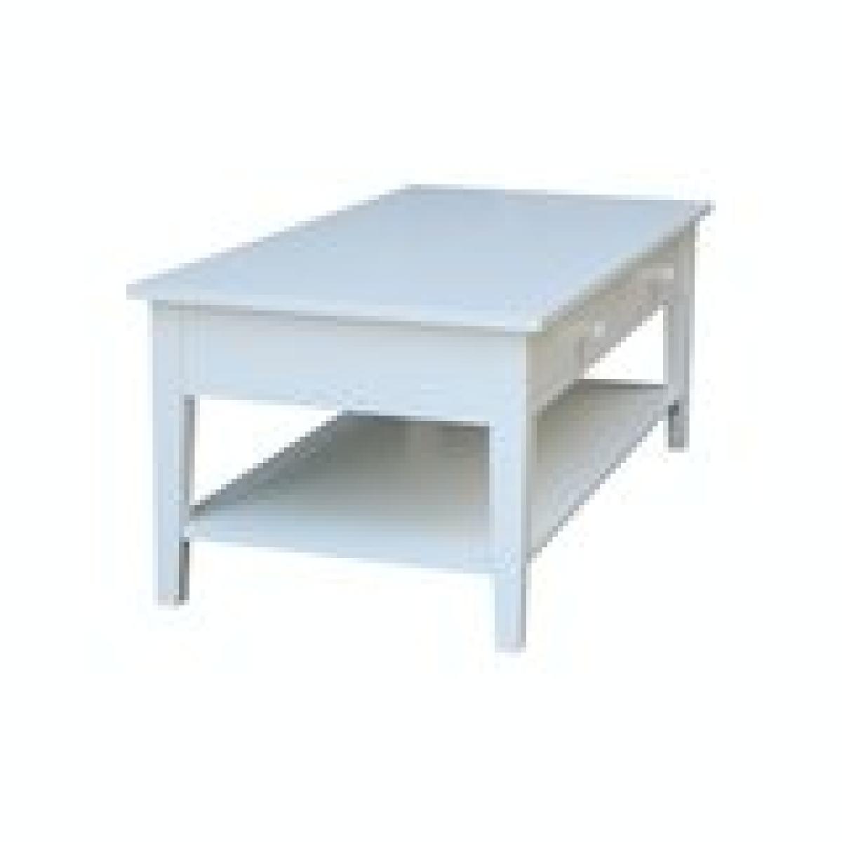 Destinations Collection - Spencer Coffee Table in Pure White - Image 10