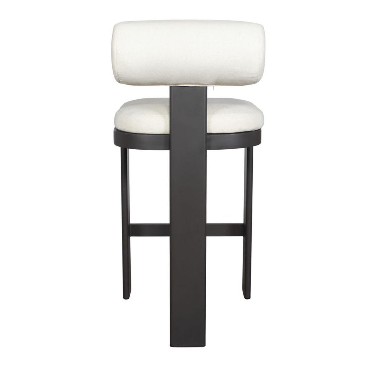 Bolster Back Outdoor Bar Stool - Image 6