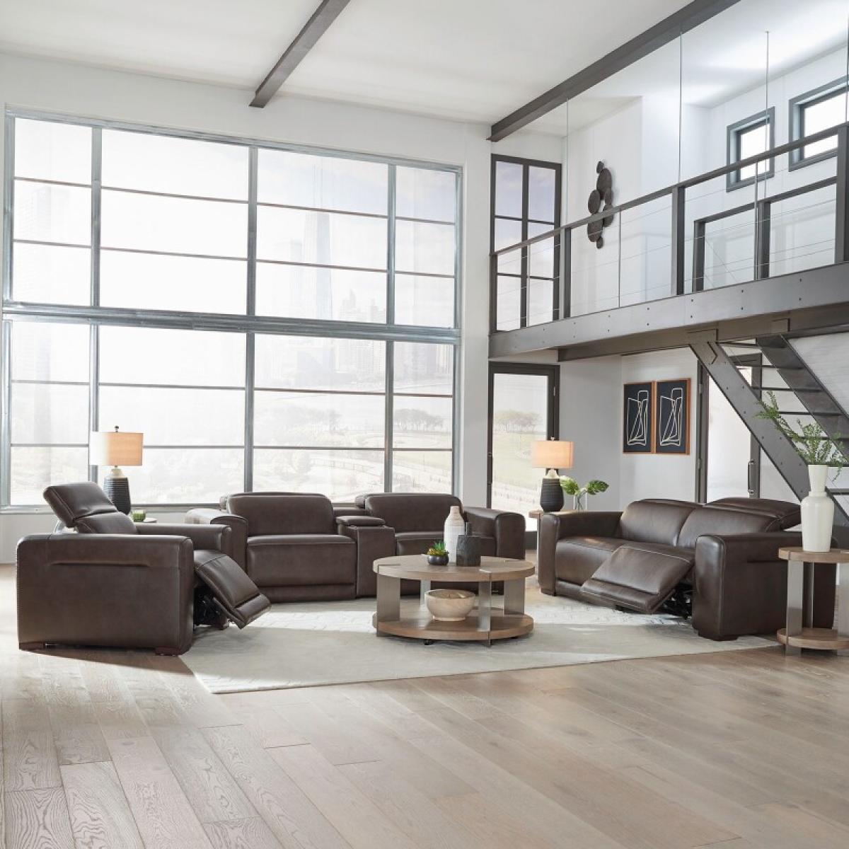 Deacon Sofa w/ Loveseat & Recliner - Image 3