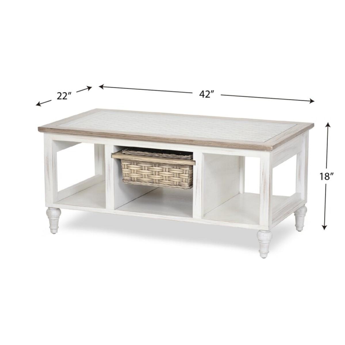 Island Breeze 1-basket Coffee Table - Image 4