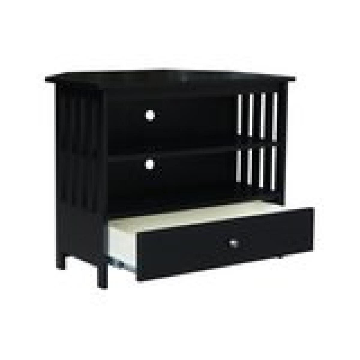 Destinations Collection - Mission Corner TV Stand in Black - Image 8