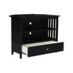 Destinations Collection - Mission Corner TV Stand in Black - Image 8